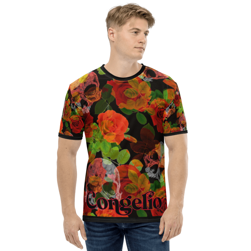 Congelio "Living Roses"  Unisex Crew Neck T-Shirt