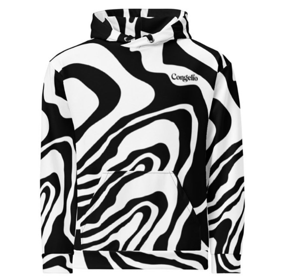 Congelio “Mixed Textures” Unisex Hoodie