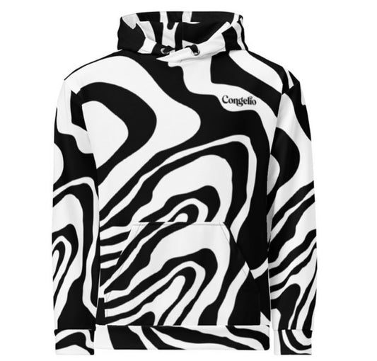 Congelio “Mixed Textures” Unisex Hoodie