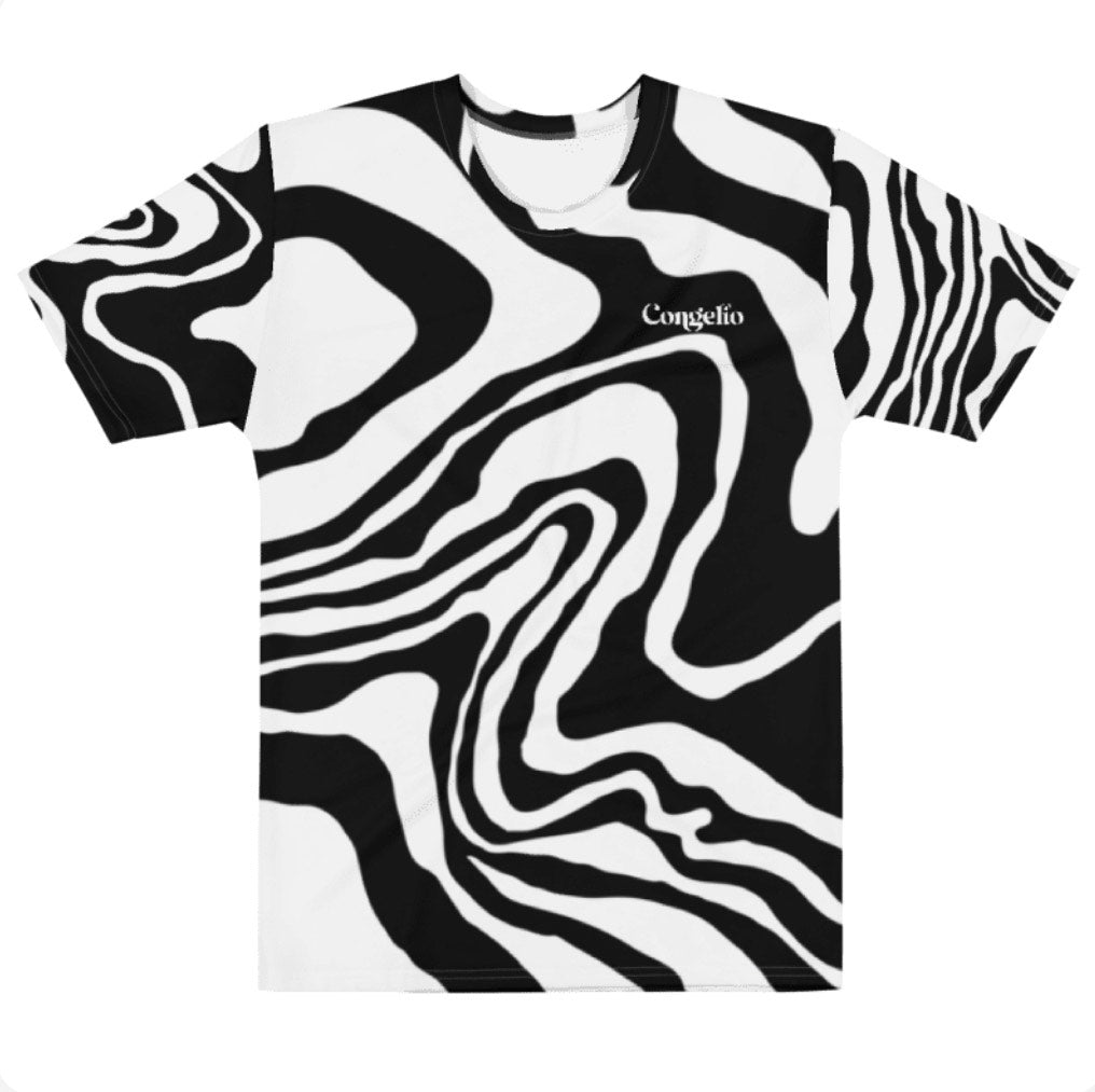 Congelio “Mixed Textures” Crew Neck T-Shirt